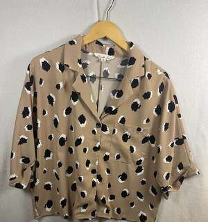 Cheetah Print Bubble Sleeve top – Rayeofhope,